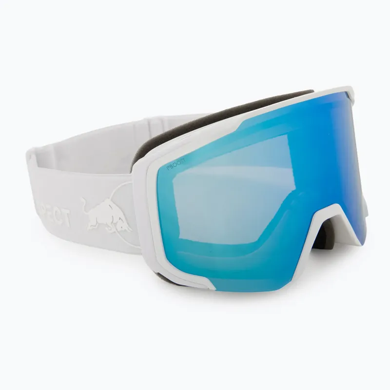 Lyžařské brýle Red Bull SPECT Jibb matt white/smoke with blue mirror Speciální Cena
