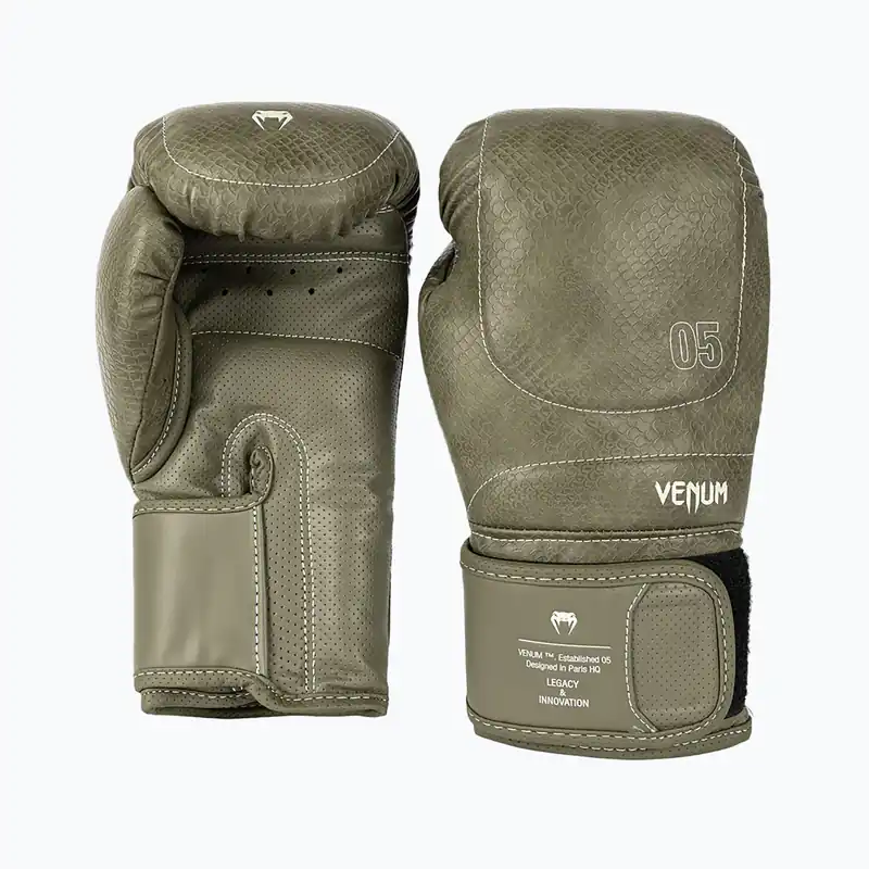 Boxerské rukavice Venum Impact Evo Scales Boxing army green Cenový Hit