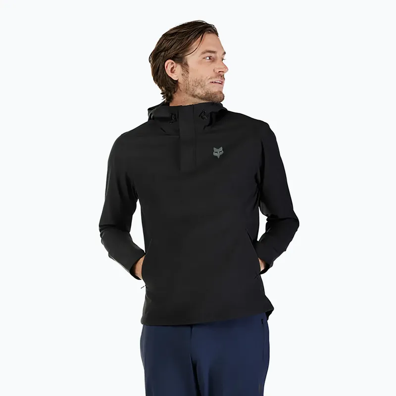 Finální Výprodej Pánská cyklistická bunda Fox Racing Ranger Wind Pullover black