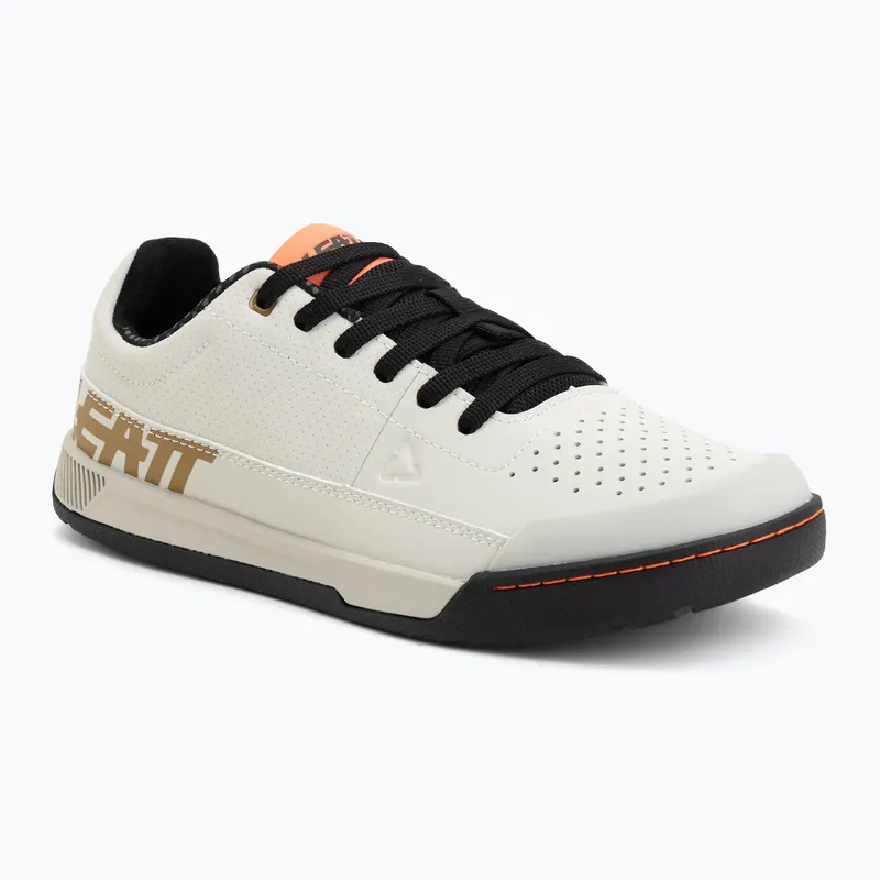 Speciální Cena Pánské cyklistické boty na platformě Leatt Flat 2.0 cream white