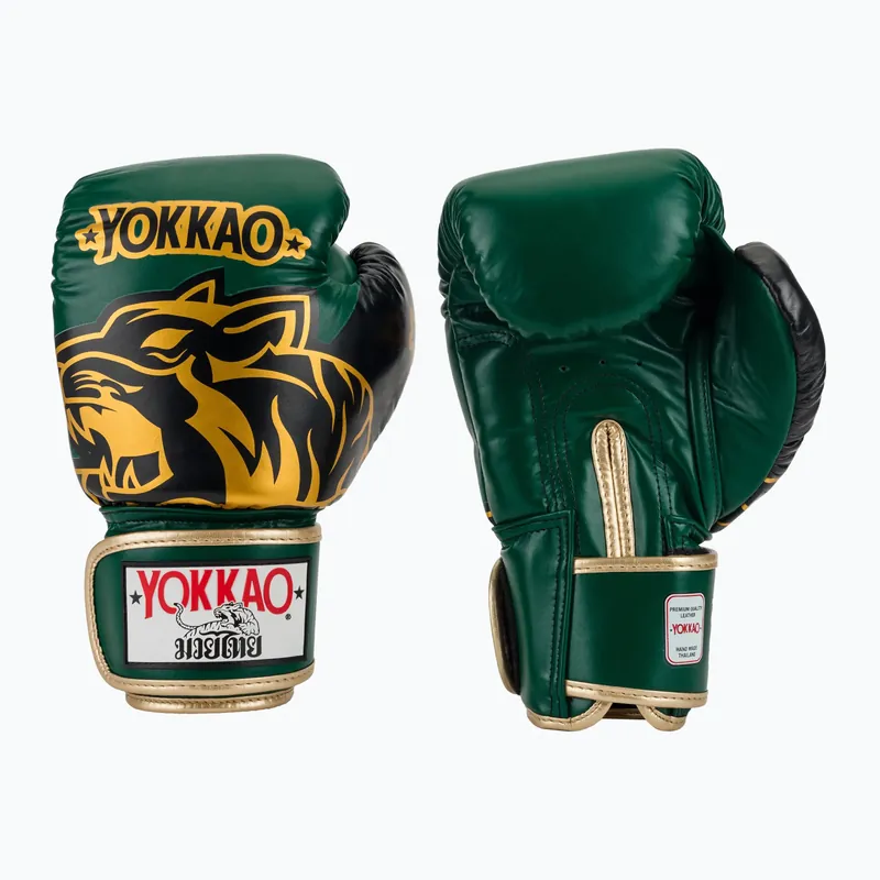 Výprodej Boxerské rukavice YOKKAO Original Boxing Gloves forest green