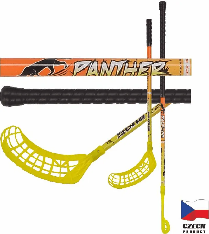 Florbalová hůl Sona PANTHER 95cm pravá - žlutá, Pravá Vrácení Zdarma