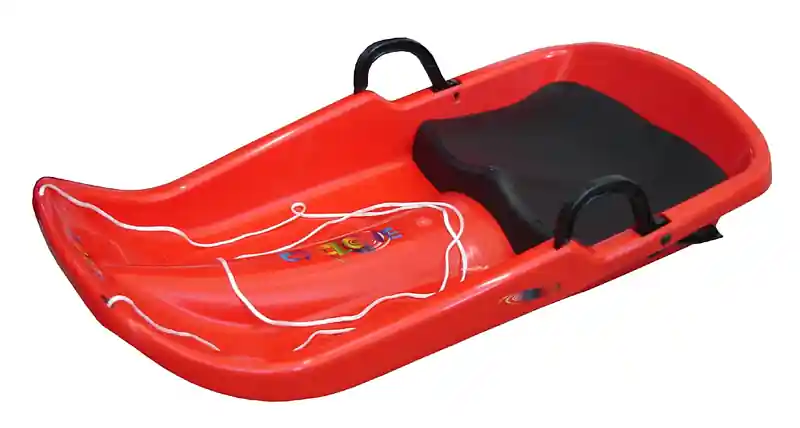 Cyclone plastový bob - červený Pouze Dnes