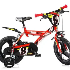 Dětské kolo Dino 143 červené 14" Sleva