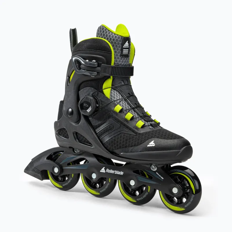 Pánské kolečkové brusle Rollerblade Macroblade 84 BOA black/green 07370600 Top Prodej