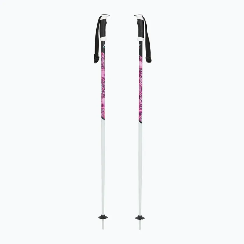 Lyžařské hole Fizan Action MS paisley magenta Akční Nabídka