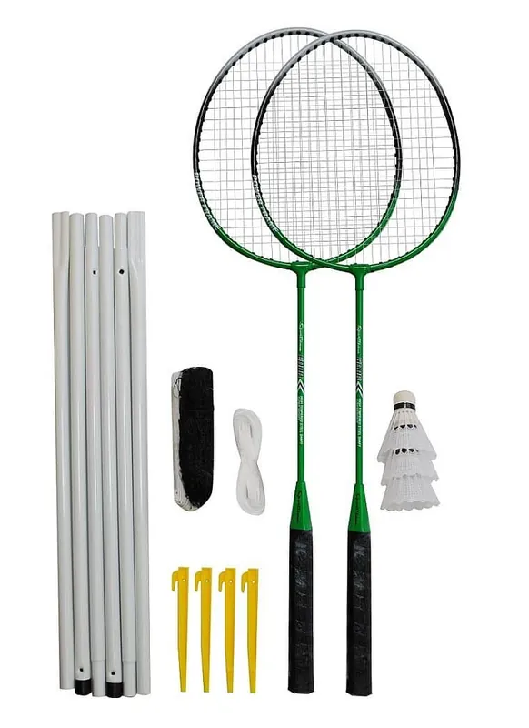 Badmintonový set 2x raketa, 3x míček, síť, vak Nakupujte Hned