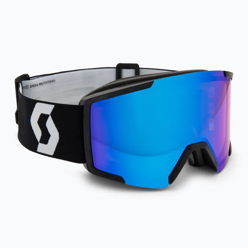 Ihned K Objednání Lyžařské brýle SCOTT Shield mineral black/white/& illuminator blue chrome
