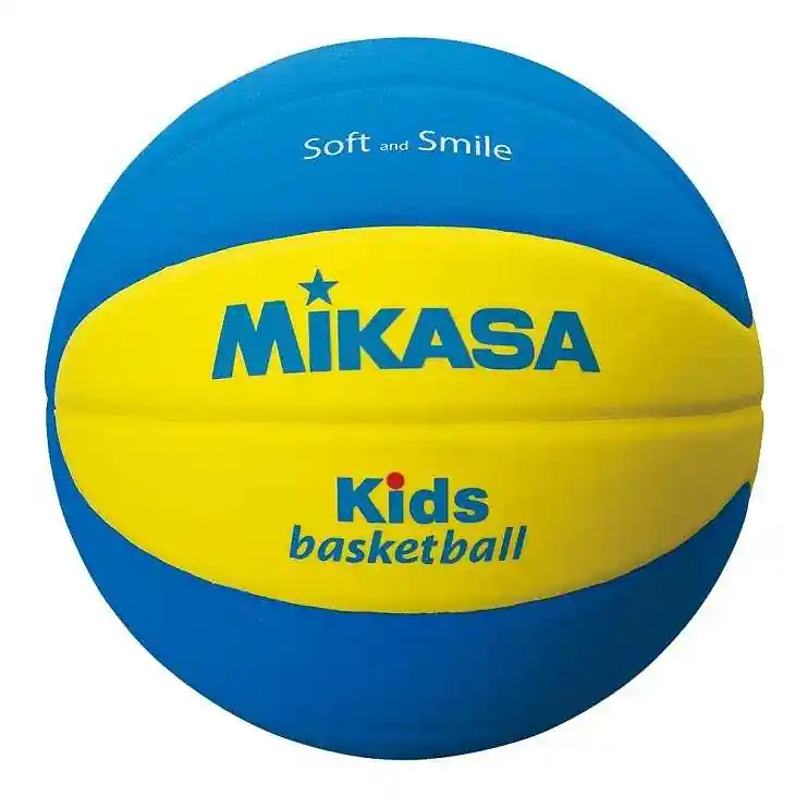 Míč basketbal DĚTSKÝ MIKASA PĚNA EVA VEL.5 SB5 - žlutá Nejlepší Volba