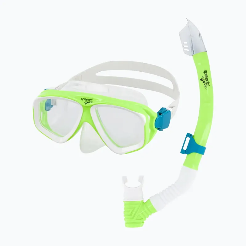 Cenový Hit Dětská sada na šnorchlování Speedo Adventure green gecko/clear