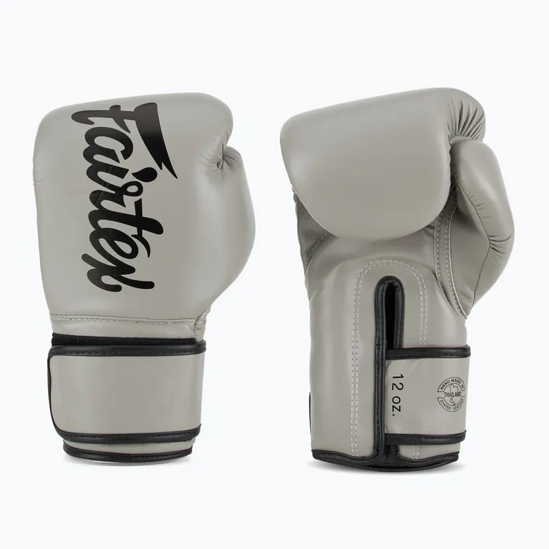 Jen Po Omezenou Doba Boxerské rukavice Fairtex Microfiber grey