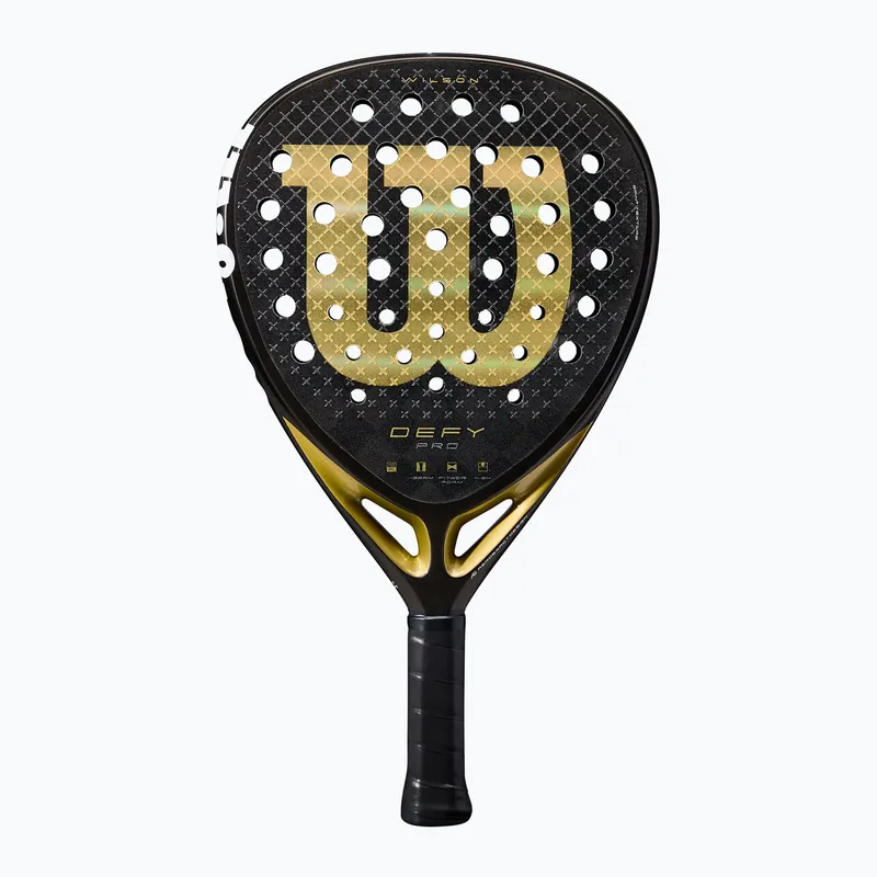 Sezónní Sleva Raketa na padel Wilson Defy Pro V1 black/gold