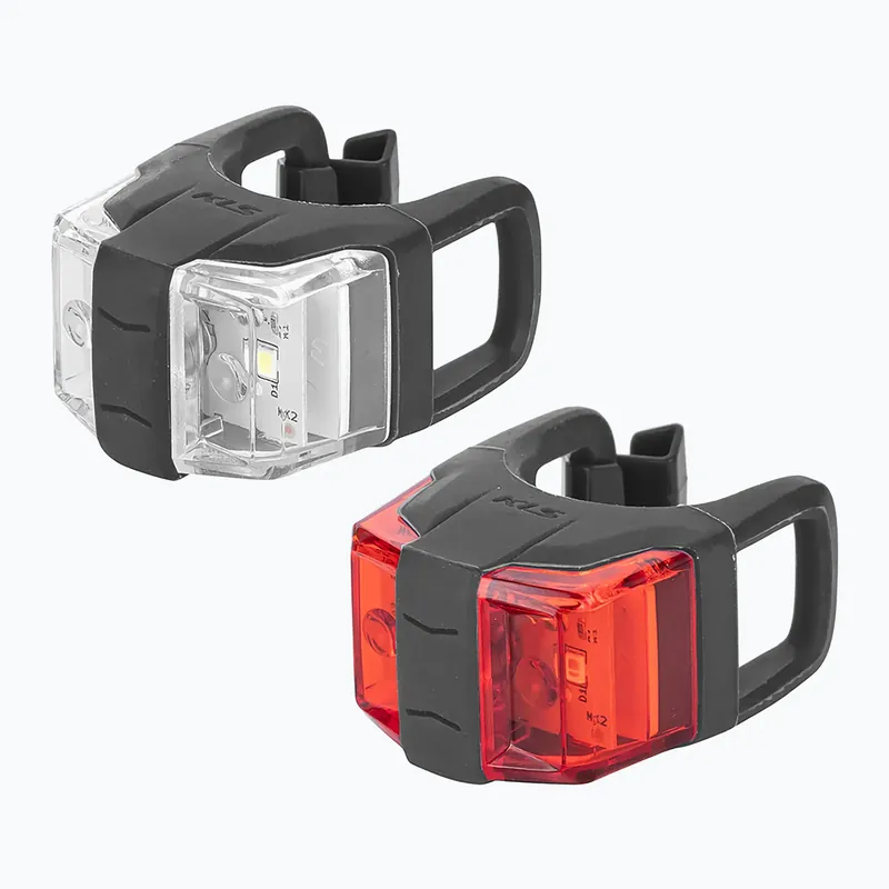 Super Cena Sada světel na kolo Kellys Twins II set anthracite black