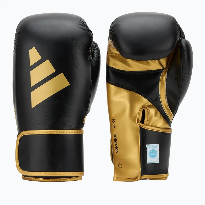Boxerské rukavice adidas Wako black/gold Akční Cena