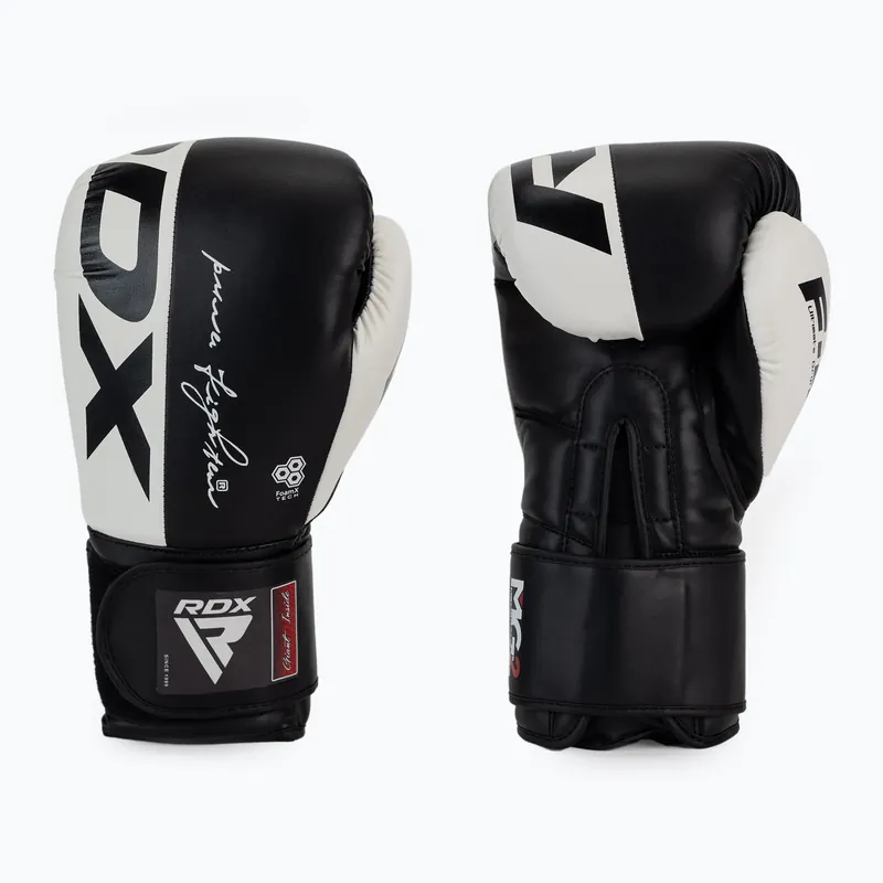 Kup Teď Boxerské rukavice RDX REX F4 bílé a černé BGR-F4B-10OZ