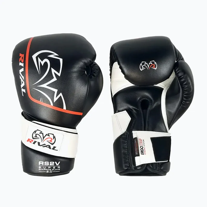 Boxerské rukavice Rival Super Sparring 2.0 black Akční Nabídka