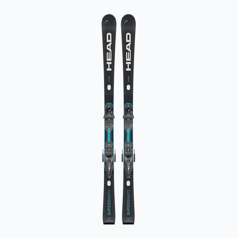 Sjezdové lyže HEAD Supershape e-Speed SW BB-PR + vázání PRD 12 GW black/blue Zlevněný