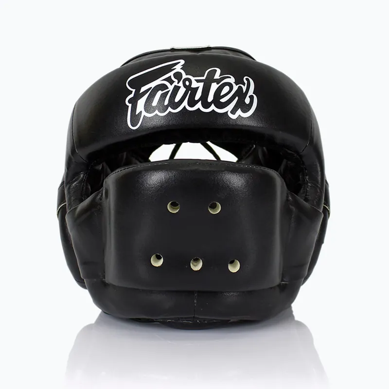 Boxerská helma Fairtex Full Face Protector black Novinka