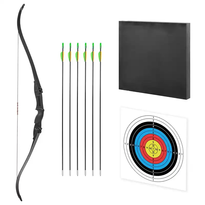 Lukostřelecká sada inSPORTline Steepchuck 28 lbs + EXTRA 6 šípů a 1 terč/terčovnice Horká Nabídka
