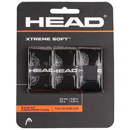 Originální XtremeSoft 3 overgrip omotávka tl. 0,5 mm černá