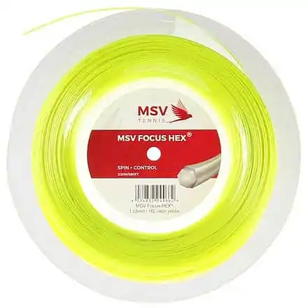 Omezená Nabídka Focus HEX tenisový výplet 200 m žlutá neon