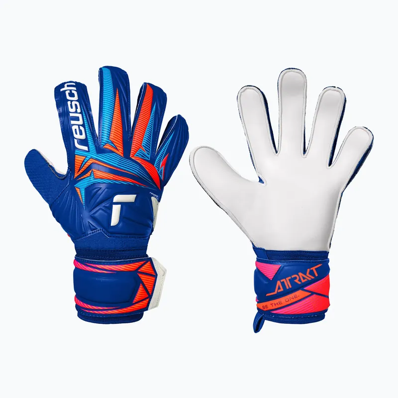 Cenový Hit Brankářské rukavice Reusch Attrakt Solid sharp blue/white/shocking orange
