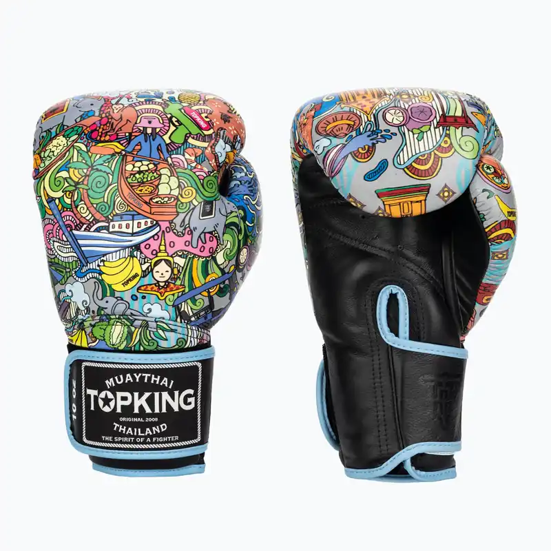 Nejlepší Cena Boxerské rukavice Top King Boxing Culture black/blue