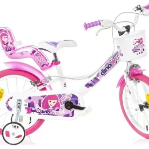 Kup Teď Dino bikes 166 RSN FAIRY Bílá, růžový potisk 16" 2022