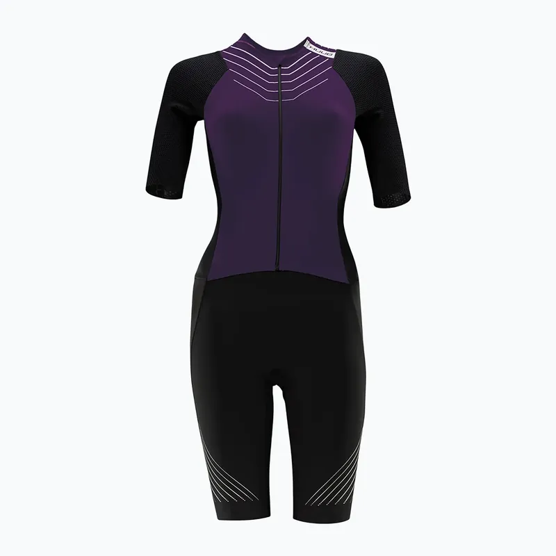 Dámský cyklistický oblek HUUB Pinnacle Tri Suit W black / grape Ověřený