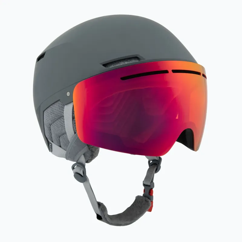 Nejlepší Volba Dámská lyžařská helma HEAD Cinema Pro W grey/red yellow