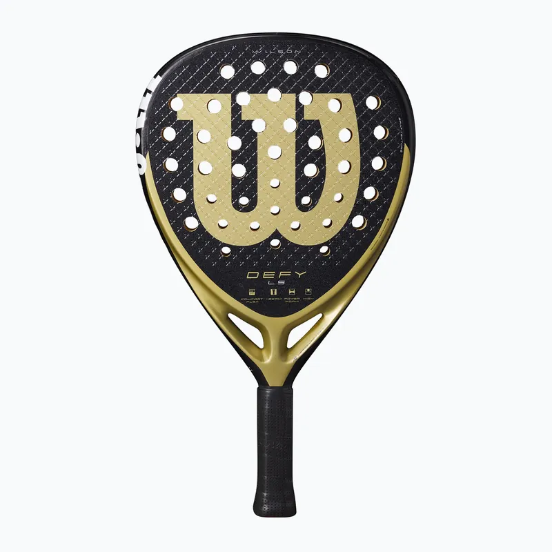 Raketa na padel Wilson Defy LS black/ gold Speciální Cena
