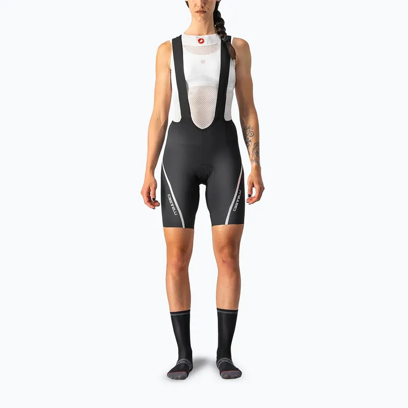 Rychlé Dodání Dámské cyklistické šortky Castelli Velocissima 3 black/silver