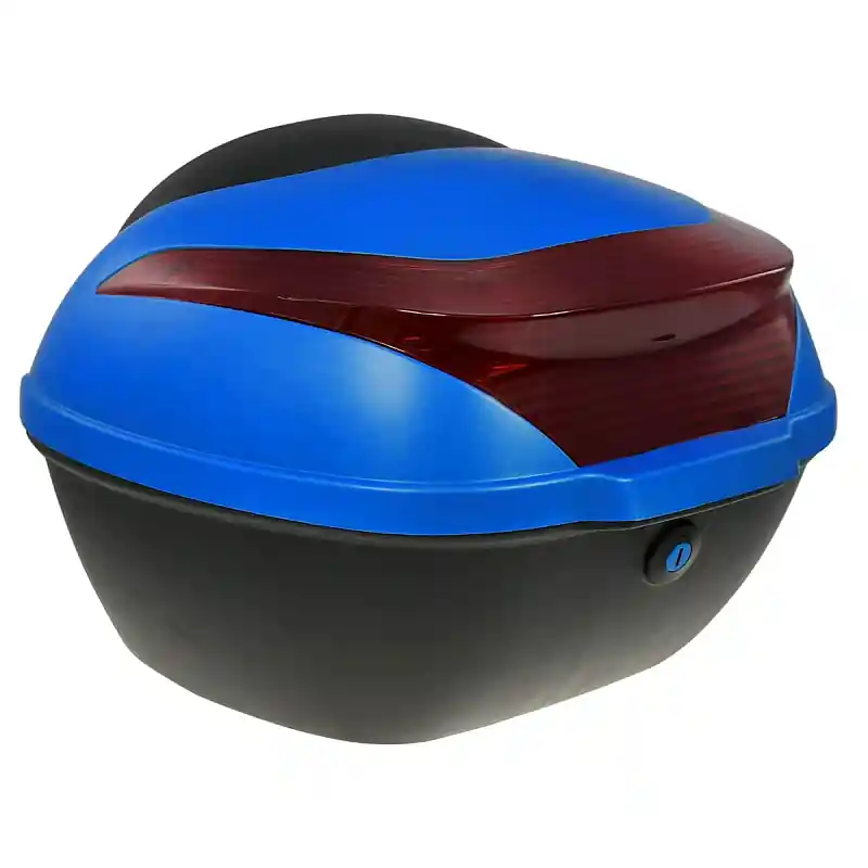 Horká Nabídka Zadní kufr k elektroskútru RACCEWAY® E-BABETA®, modrý lesk