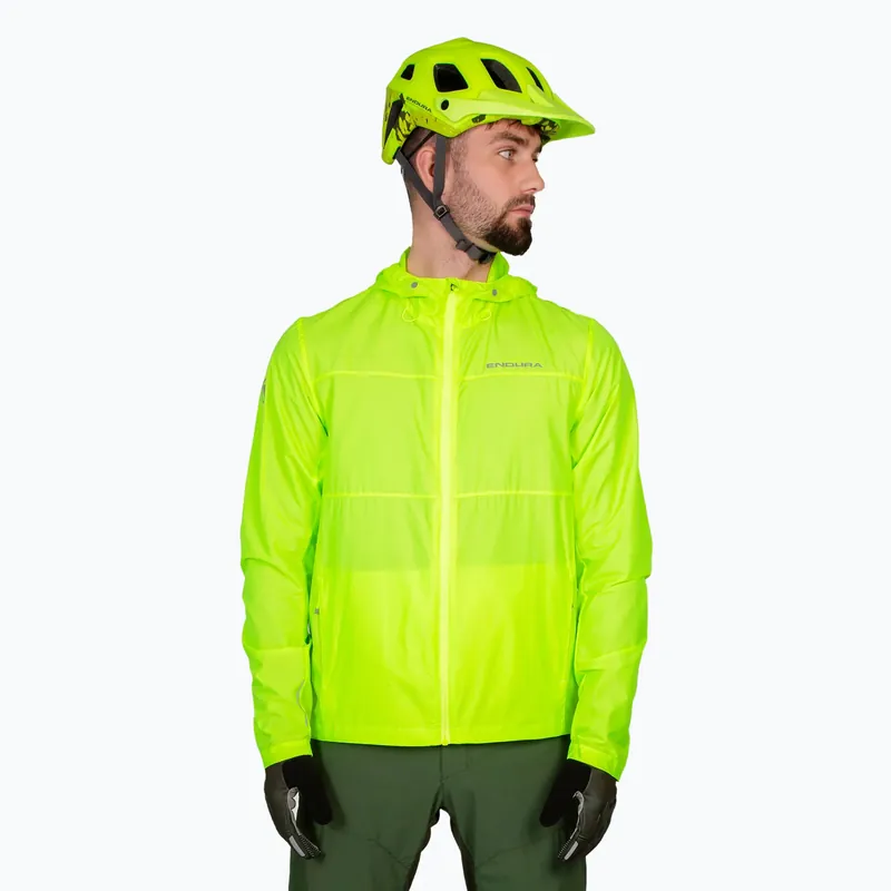 Tovární Cena Pánská cyklistická bunda Endura Hummvee Windshell hi-viz yellow