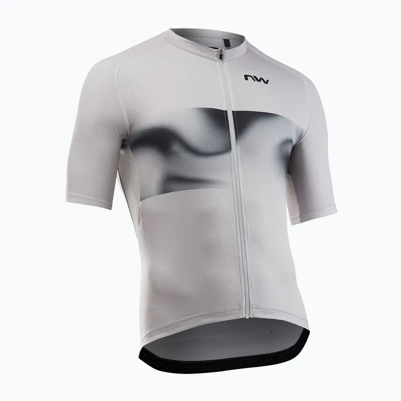 Pánský cyklistický dres Northwave Force Evo light grey Cenově Výhodný