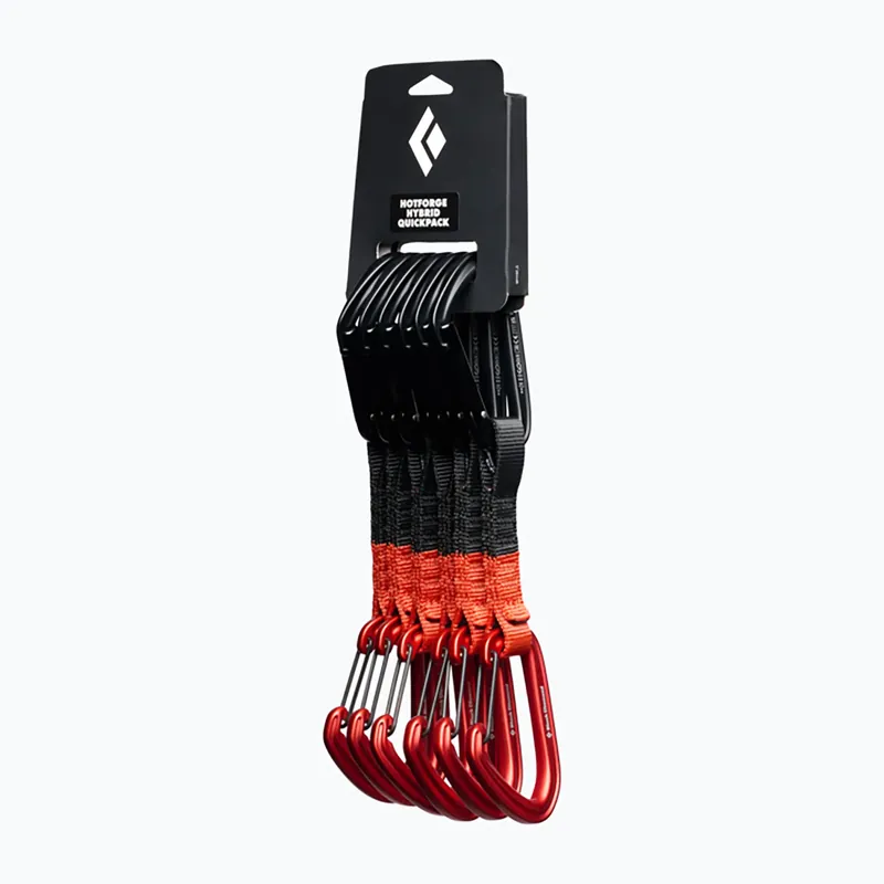 Sada lezeckých expresů Black Diamond Hotforge Hybrid Quickpack Set 6 pcs. 12 cm octane Sleva