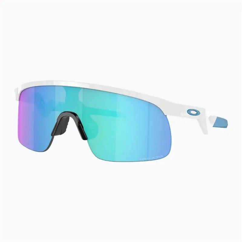 Dětské sluneční brýle Oakley Resistor polished white/prizm sapphire Jen Po Omezenou Doba