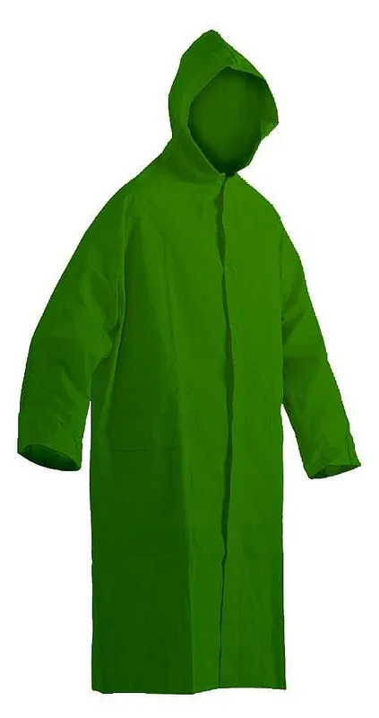 Pláštěnka PVC silná - zelená, univerzální Ověřený