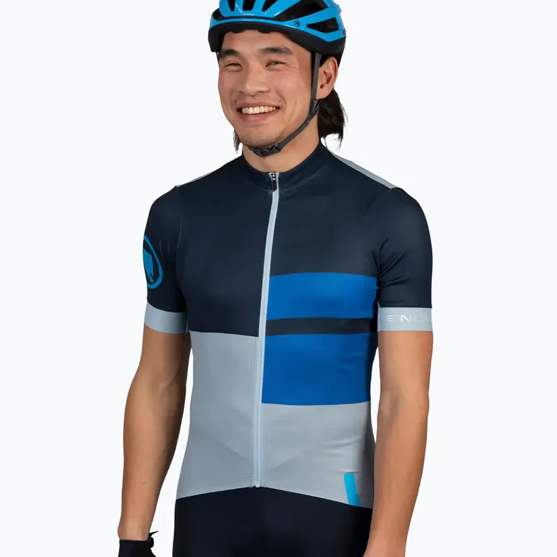 Tovární Cena Pánský cyklistický dres Endura FS260 Print S/S ink blue