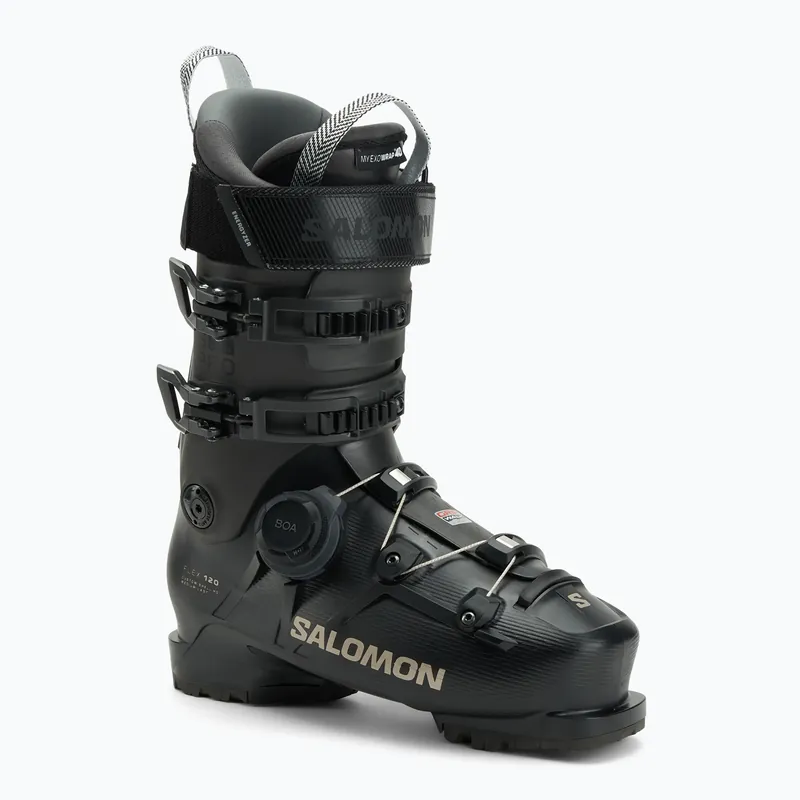 Pánské lyžáky Salomon S/Pro Supra Boa 120 GW black/beluga metallic/titanium metallic pd Víkendová Akce