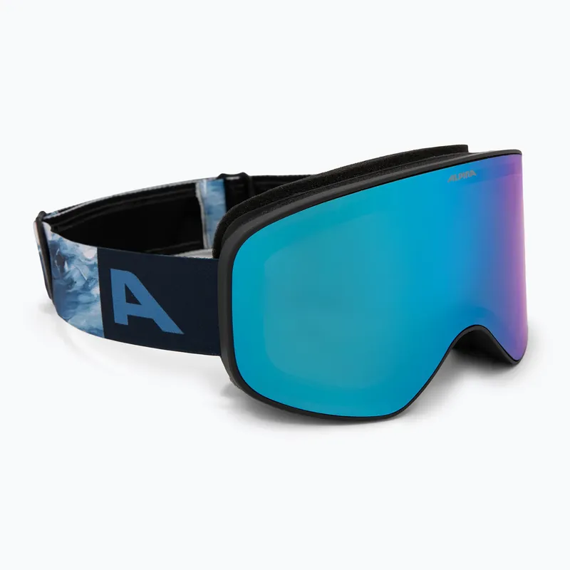 Lyžařské brýle Alpina Slope Q-Lite black/blue matt/blue Akce