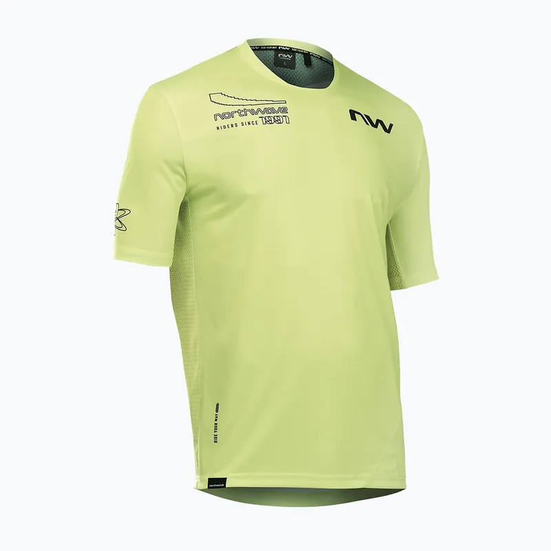 Pánský cyklistický dres Northwave Edge 2 cool matcha/black Finální Výprodej