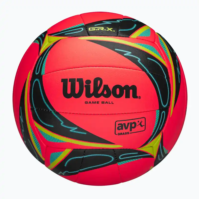 Míč na plážový volejbal/na trávě Wilson AVP GRX Grass Game Ball red velikost 5 Akční Nabídka