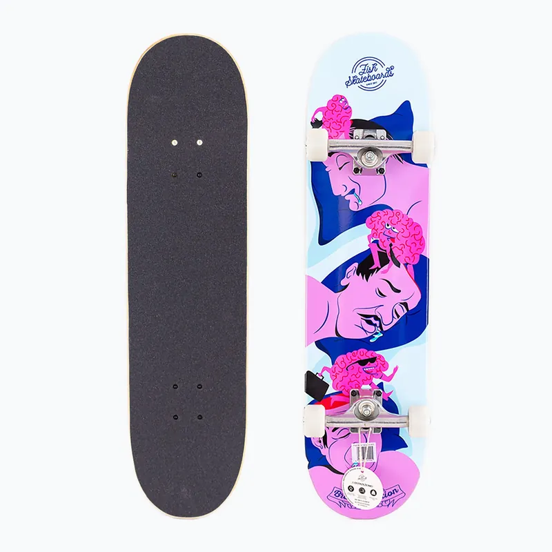 Vysoce Kvalitní Skateboard Fish Skateboards Pro Brain Vacation 8,0"