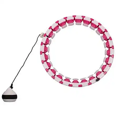 Výprodej Hula Hoop Smart gymnastická obruč tm. růžová