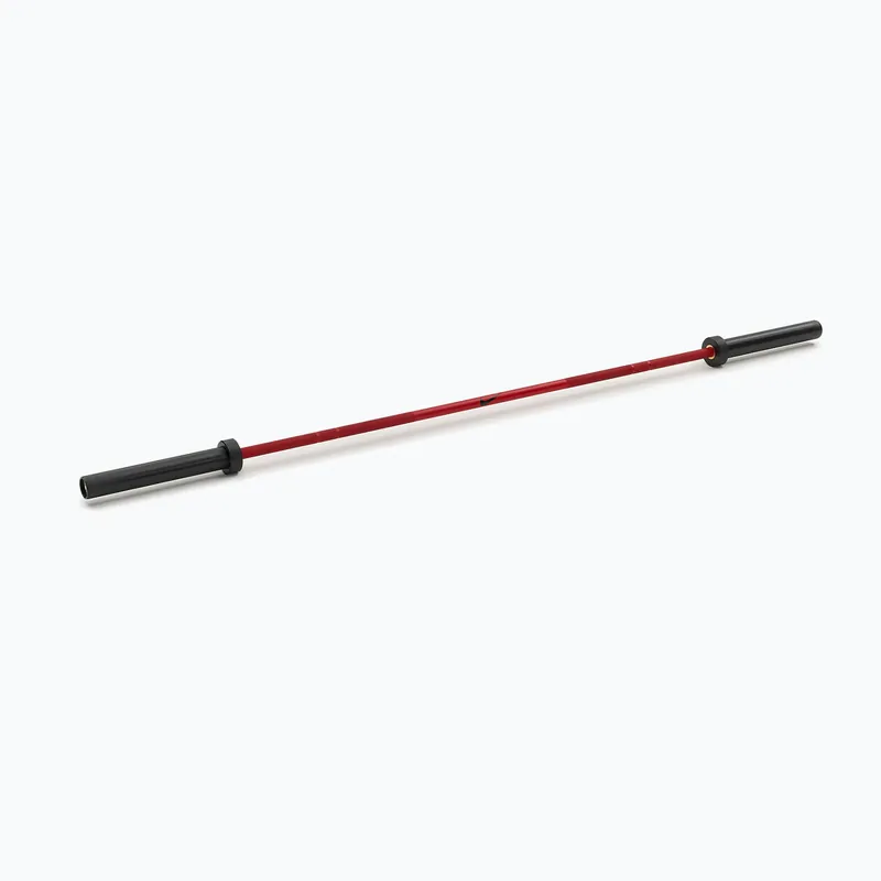 Cenově Výhodný Rovná osa Nike Strength Coated Premium Barbell red swoosh