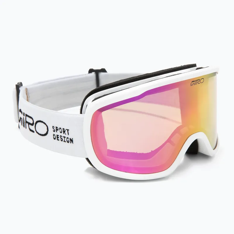 Novinka Lyžařské brýle Giro Cruz white stacked/amber pink