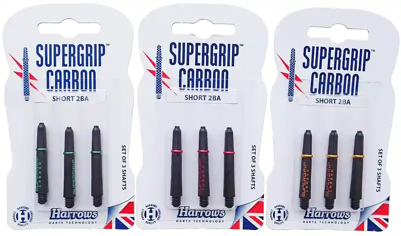 Harrows Násadky SUPERGRIP CARBON vel. S Nejlepší Cena
