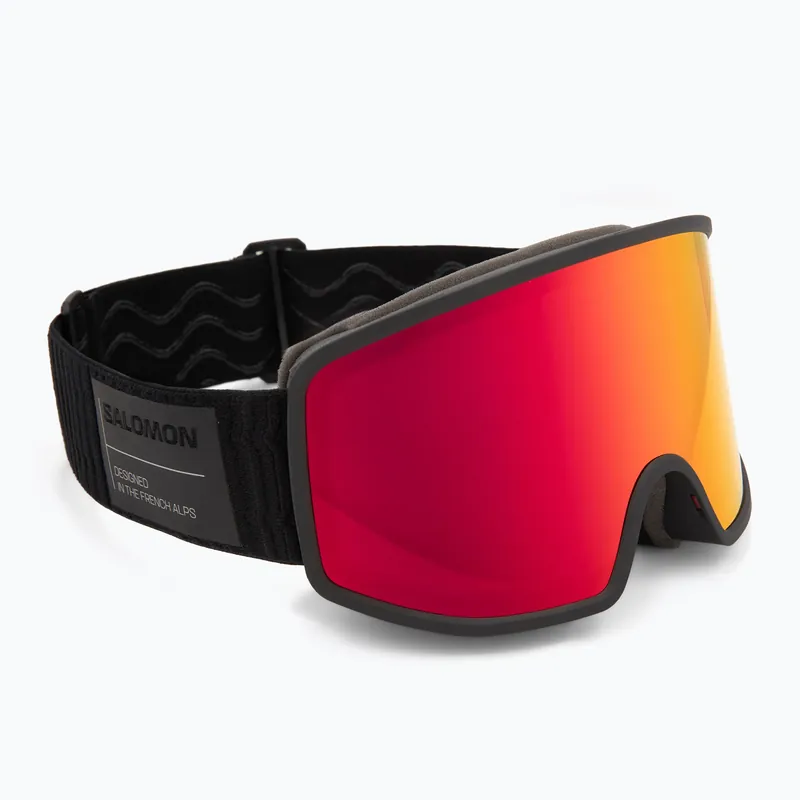 Lyžařské brýle Salomon Sentry Pro Sigma black/sigma poppy red Vrácení Zdarma