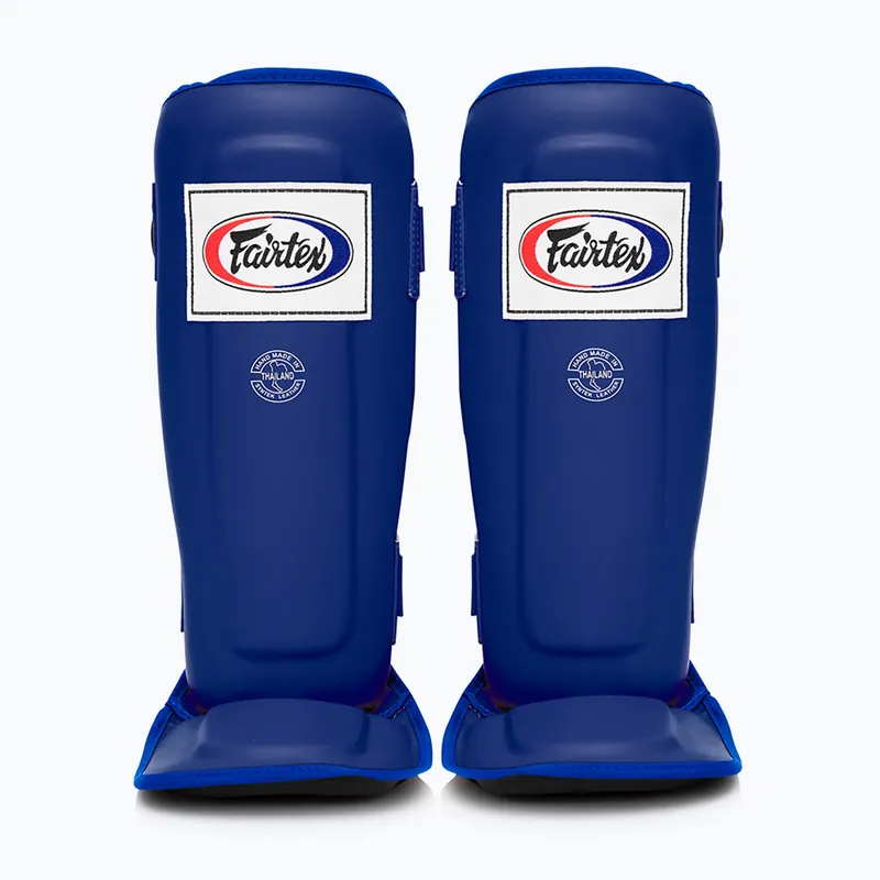 Dvojité polstrované chrániče holeně Fairtex In-Step modré Expresní Doručení